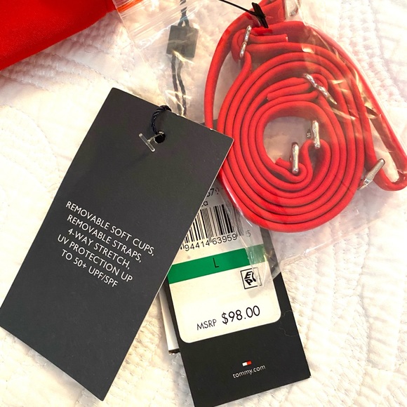 TOMMY HILFIGER Bandeau Swimsuit ❤️❤️❤️ - Picture 9 of 10